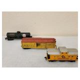 Mixed Lot (3) HO Scale Train Cars