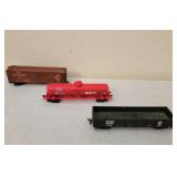 Mixed Lot (3) HO Scale Train Cars