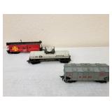 Mixed Lot (3) HO Scale Train Cars