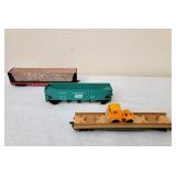 Mixed Lot (3) HO Scale Train Cars