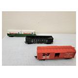 Mixed Lot (3) HO Scale Train Cars