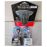 (3) Packs Schick & Firestone Razors - NEW
