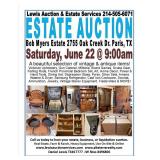 Myers Estate Auction