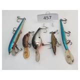Mixed Lot 5 Med-Large Plastic Body Lures