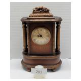 Ornate Mantle Clock - Unmarked - Working