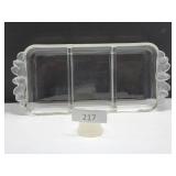 13.5" Three Section Divided Condiment Dish