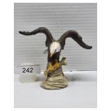 6" Resin Cast American Eagle On Stones