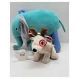 Two Promotional Plush Toys Target & Eric Carle