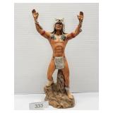 13.5" Provincial Mold Hollow Ceramic Warrior