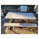 Tubular Steel & Plastic Composit Picnic Table
