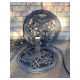 Heavy Cast Metal Umbrella Stand & Extra Base