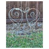 Wrought Iron Wire Butterfly Plant Stand - Hanger