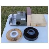 GAF Anscomatic Slide Projector & Slides
