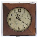 Large Seth Thomas Pendulum Wall Clock with Key