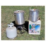 30Qt Turkey Fryer & Stockpot Boiler & Propane Tank