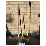 Three Manual Garden Tiller - Weed Popper