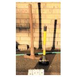 Sledge Hammer & Cast Iron Cutter Mattock