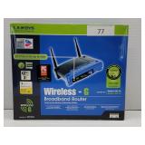Linksys Wireless-G Broadband Router - Boxed