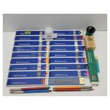 4 Mechanical Pencils - 19 Packs of Pencil Leads