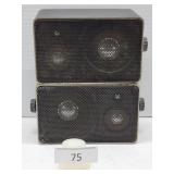 Pair Heavy-Duty Wall Mount Speakers - Unbranded