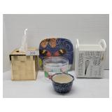 Mixed Lot Decorative Kitchedn & Home Items