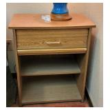 Vinyl Laminate One-Drawer Nightstand