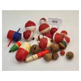 Mixed Lot Plastic-Styro-Cork Bobbers