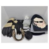 3 Winter Gloves - 6 Stocking Caps - 2 Earmuffs