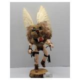 21" Tall Native American Owl Dancer Sculpture