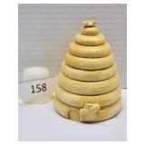 Beehive Shaped Pottery Jar - Chipped