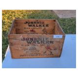 Vintage Wood Johnnie Walker Whisky Box