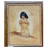 1981 R. Kelly "Little Fawn" Oil Painting