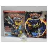 Two Playstation Ratchet & Clank Strategy Guides