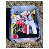 Large Tote Mixed Lot Caulk Snake Repellant & More