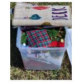 Large Tote Christmas Decorations & Rugs