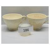 2 Wellesley Wedgewood England Coffee-Tea Cups