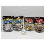4 Racing Champions NASCAR Die Cast Cars - Sealed