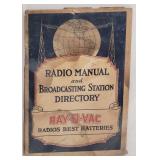 1925 Ray-O-Vac Radio Manual and Radio Station Dir