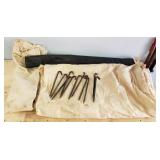 Civil War Era A-Frame Tent with Groundcloth