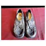 Vintage Pair Buster Brown Black Leather Shoes