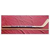 1981-2 Hockey Stick Dallas Black Hawks Autographed