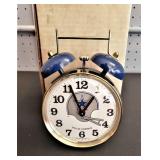 1986 NFL Elgin Dallas Cowboys Alarm Clock Boxed