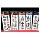 J&M Body Art Temporary Tattoo Kit (5) Packs NEW