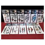J&M Body Art Temporary Tattoo Kits (11) Packs NEW