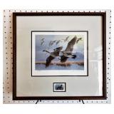 David Maas 1985 Hunting Heritage Stamp & Print