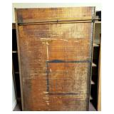 54" Wood & Metal Fabric Store Measuring Table Top