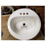 Contractors Basic Drop-In 19" Enameled Metal Sink