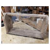 Homemade Wood & Wire Screen Pet Carrier