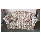 Matching Floral Print Loveseat & Chair
