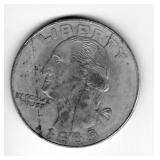 1865 George Washington Dollar Coin - Fantasy Token